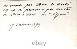 Emile Zurlinden (Colmar, 1837 Paris, 1929) général, lettre autographe signée