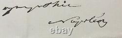 Empereur Napoléon III Lettre autographe signée 1870