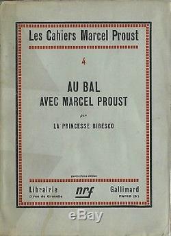 Eo Princesse Bibesco + Dédicace + Lettre Autographe Au Bal Avec Marcel Proust