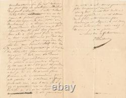 Ernest Meissonier lettre autographe signée Moldavie chemin de fer