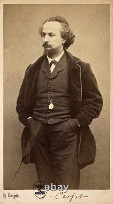 Étienne CARJAT Lettre autographe signée à Henri de Bornier