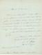 Etienne J. B. Pastou à Cherubini Lettre Autographe Signée 1837