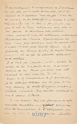 Etienne PORT Célestin PORT lettre autographe signée politique Maine et Loire