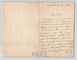 Eugène Manuel DEUX LETTRES AUTOGRAPHES SIGNÉES À Philippe Gille 1888 & 1899