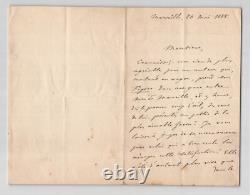Eugène Manuel DEUX LETTRES AUTOGRAPHES SIGNÉES À Philippe Gille 1888 & 1899