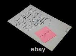 Eugene SUE lettre autographe signée