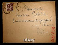 FESQUET Henri LETTRE AUTOGRAPHE SIGNEE A Marko RISTIC, 22 MAI 1945