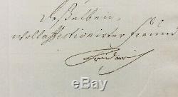FREDERIC Le Grand Lettre signée FRIEDRICH II the Great- Signed letter 1735