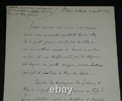 Fabrizio COLAMUSSI LETTRE AUTOGRAPHE SIGNÉE À Armand GODOY & Poème 1929