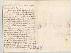 Felicité Robert de Lamennais-Lettre autographe signée sur une affaire judiciaire