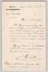 F&eacute;lix Baciocchi Lettre Autographe Sign&eacute;e F&ecirc;te Musicale &agrave; Dieppe 1853