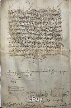Ferdinand le Catholique & Juana Reina de Castilla Lettre signée -Signed letter