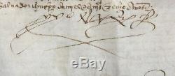 Ferdinand le Catholique & Juana Reina de Castilla Lettre signée -Signed letter
