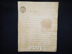 Ferdinando Dal Pozzo Lettre autographe signée Piémont Vérone