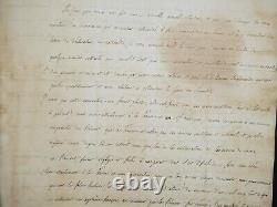 Ferdinando Dal Pozzo Lettre autographe signée Piémont Vérone