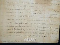 Ferdinando Dal Pozzo Lettre autographe signée Piémont Vérone