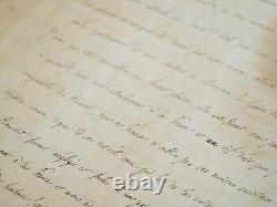 Ferdinando Dal Pozzo Lettre autographe signée Piémont Vérone