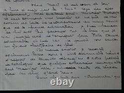 Fernand LAPLAUD Lettre autographe signée à Armand GODOY + 2 poèmes, 1930