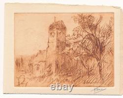 Fernand PINAL gravure eau-forte signée ET bel envoi autographe signé 1953