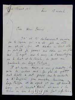 Florise LONDRES LETTRE AUTOGRAPHE SIGNÉE, À Henri BEREAUD, NOVEMBRE 1939