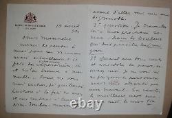 Francis Carco Importante lettre autographe signée 10 août 1934