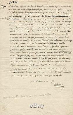 François-Adrien BOIELDIEU Lettre autographe signée à M. De Cartigny. 1833