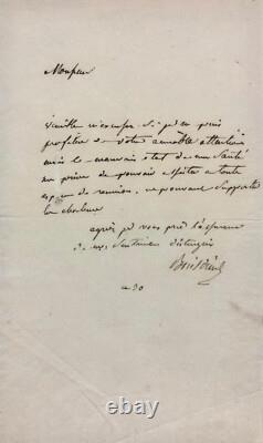 François- Adrien et Louis BOIELDIEU Lettres autographes signées (1812)
