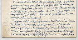 François Aman-Jean Lot de 2 lettres autographes signées à Pierre Lhoste 1963