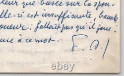 François Aman-Jean Lot de 2 lettres autographes signées à Pierre Lhoste 1963