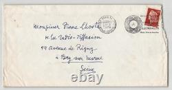 François Aman-Jean Lot de 2 lettres autographes signées à Pierre Lhoste 1963