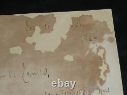 François René de Chateaubriand Rare lettre autographe signée 1827