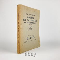 Franz Hellens Poésie De La Veille. Envoi + Lettre Autographe Signés. Nrf Eo