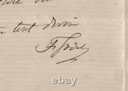 Frédéric Godet Longue lettre autographe signée à Mlle Risler 6 pages 1886