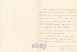 Fromental Halévy Halevy lettre autographe signée une conjecture fondée