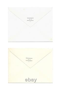 Gaston DOUMERGUE / 2 lettres autographes signées / Maîtresse / Elysée / Mariage