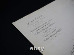 Gaston TISSANDIER lettre autographe signée 1877