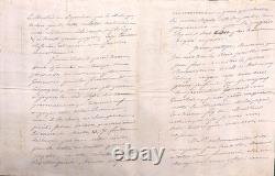 Général BEURNONVILLE (Pierre Riel, Marquis de) Lettre autographe signée, 1805