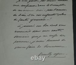 Général Édouard de Castelnau LETTRE AUTOGRAPHE SIGNÉE GUERRE 14/18 1915