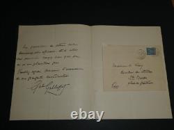 Général Gaston Gallifet Lettre autographe signée 1885