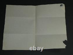 George Alexander Osborne LETTRE AUTOGRAPHE SIGNÉE piano Vidal et Franchomme