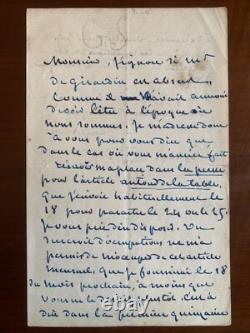 George Sand Autour de la Table Lettre manuscrite signée 1856