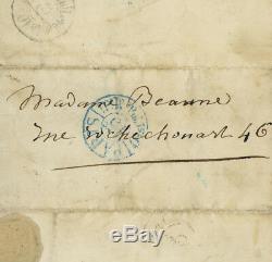 George Sand Lettre autographe signée Invitation à la première de Cosima