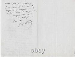 Georges BIZET Lettre autographe signée La jolie fille de Perth