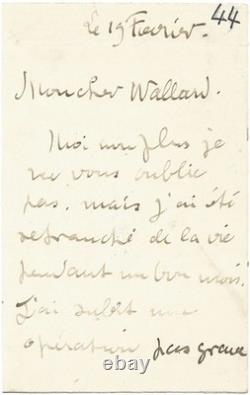 Georges BRAQUE / Lettre autographe signée / Peinture / Cubisme / Occupation