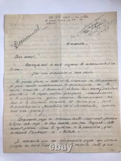 Georges Bernanos Superbe lettre autographe signée à son éditeur