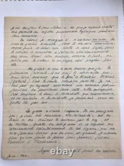 Georges Bernanos Superbe lettre autographe signée à son éditeur