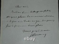 Georges CLEMENCEAU LETTRE AUTOGRAPHE SIGNÉE À Cher ami, 1929