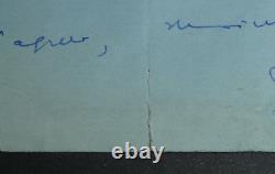 Georges FRIEDMANN LETTRE AUTOGRAPHE SIGNÉE AU COURRIER DE LA PRESSE, 1939