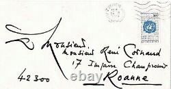 Georges MATHIEU Lettre autographe signée