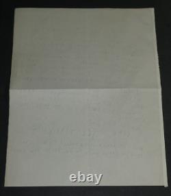 Georges MIGOT Compositeur LETTRE AUTOGRAPHE SIGNÉE FOCH 1929